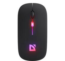 Belaidė kompiuterinė pelė Defender Silent Click TOUCH, juoda sp.