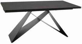 Valgomojo stalas išskleidžiamas Westin Ossido Bruno, ruda sp./juoda sp., 160 - 240 cm x 90 cm x 77 cm