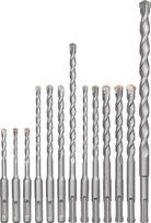 Grąžtų komplektas Einhell, medienai/metalas/plastikas, sraigtinis, sds plus, 1 mm x 26 cm
