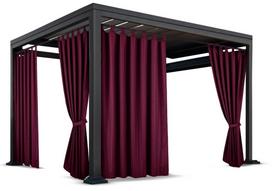 Pavėsinės užuolaidos, 155 cm x 240 cm, bordo sp.
