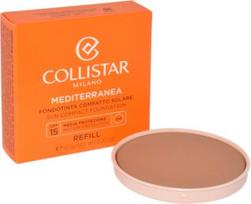 Kompaktinė pudra Collistar Mediterranea Sun Compact, SPF 15, 1, 10.5 g