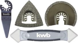 Komplektas, plytelių nuėmimui ir apdorojimui Einhell Multitool Set, 4 vnt.