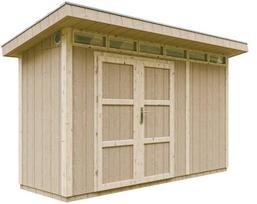 Sodo namelis Timbela M902A, 161 cm x 412 cm x 239 cm, rusva sp.