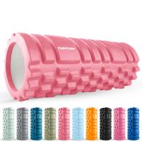 Masažo volelis, jogai Tunturi Yoga Grid Foam Roller 14TUSYO088, 33 cm, 0.85 kg, raudona sp.