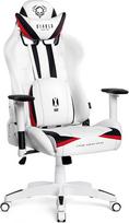 Žaidimų kėdė Diablo Chairs X-Ray King Size XL, 50 x 58 x 132 - 139 cm, balta sp.