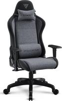 Žaidimų kėdė SENSE7 Spellcaster, 58 x 71 x 125 - 135 cm, juoda sp./pilka sp.