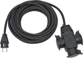 Buitinis ilgintuvas Brennenstuhl, 3 x 1,5 mm², 10 m, IP44, 3 lizdų