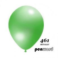 Balionas ovalūs Penword 12" Metalic, žalia sp., 100 vnt.