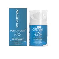 Naktinis veido kremas Solverx DeepH2O+ Face Night Cream, 50.0 ml