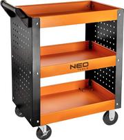 Įrankių vežimėlis NEO 84-229, 63 cm x 39 cm x 81 cm, juoda sp./oranžinė sp.