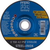 Šlifavimo diskas Pferd PSF STEELOX, 150 mm x 22.23 mm