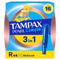 Higieniniai tamponai Tampax Compak Pearl Regular, 16 vnt.