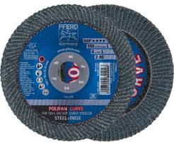 Žiedlapinis šlifavimo diskas Pferd PFR150 SGP-Curve L, 150 mm x 22.23 mm