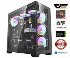 Stacionarus kompiuteris Mdata Gaming Ryzen 7 7700X, DDR5 32GB, SSD+HDD 512GB 2 TB, Nvidia GeForce RTX 4060 Ti 8GB, Windows 11 90301733