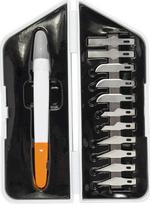 Peilių ir geležčių rinkinys Fiskars FS1024384, 21 cm, plastikas/plienas, 12 vnt.