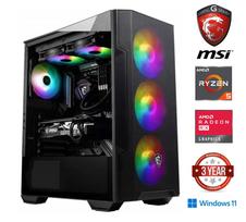 Stacionarus kompiuteris Mdata Gaming 5500, 1 TB, DDR4 16GB, SSD 1 TB, Radeon RX 580 8GB GDDR5, Windows 11 90302426
