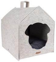 Gyvūno guolis Amiplay Quick Press 2in1 Hygge, smėlio sp., 33 cm x 42 cm