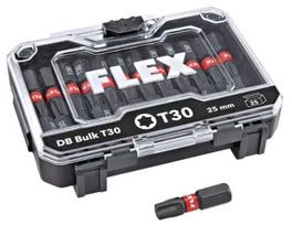 Smūginių galvučių komplektas FLEX DB Bulk T30, T30, 25 mm, 1/4"