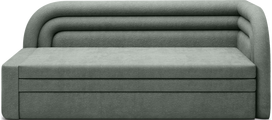Sofa-lova Fabillo Touch 100, žalia sp., dešininė, 223 x 86 cm x 80 cm