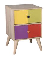 Naktinis staliukas Kalune Design KMD-920-SX-1, medžio sp., 66 cm x 44 cm x 44 cm