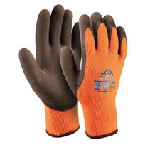 Darbo pirštinės žieminės, lateksinės Active Gear Ice, suaugusiems, oranžinė sp., XXL