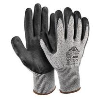 Darbo pirštinės atsparios įpjovimui Active Gear Active Cut, suaugusiems, juoda sp./pilka sp., XL