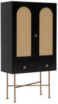 Konsolinis staliukas Kalune Design Cliff 150, ruda sp./juoda sp., 80 cm x 39 cm x 150 cm