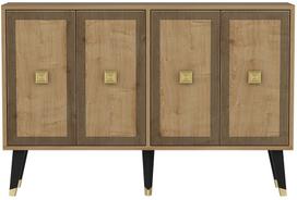 Konsolinis staliukas Kalune Design Ansel, aukso sp., 120 cm x 30 cm x 80 cm