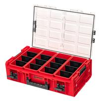 Organizatorius - dėklas įrankiams Qbrick One 2XL 2.0, 58.2 cm x 38.7 cm x 17.2 cm, 19.5 l, raudona sp.