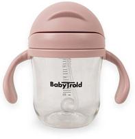 Vaikiška gertuvė BabyTrold, 220 ml, 6+ mėn., skaidri sp./rožinė sp.