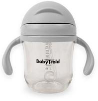 Vaikiška gertuvė BabyTrold, 220 ml, 6+ mėn., skaidri sp./pilka sp.