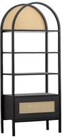 Knygų lentyna Kalune Design Nala 76, juoda sp., 785 cm x 76 cm x 40 cm