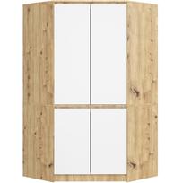 Spinta Akord Furniture Factory S100, ruda sp./balta sp./rusva sp., 50 cm x 100 cm x 180 cm