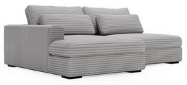 Kampinė sofa - lova Polak Meble Leida, pilka sp., kairinė, 232 x 158 cm x 80 cm