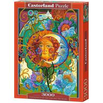 Dėlionė Castorland 3000 el. Partnership Of The Sun And Moon C-300679, 68 cm x 92 cm, 3000 vnt., įvairių spalvų