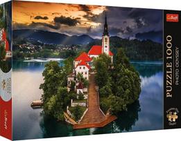 Dėlionė Trefl Photo Odyssey Lake Bled Slovenia, 48 cm x 68.3 cm, 1000 vnt., įvairių spalvų