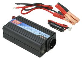 Įtampos keitiklis Compass, lengvajam automobiliui, juoda sp., 12 V, 0.55 - 1.1 kW