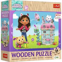 Medinė dėlionė Trefl Gabbys Dollhouse 20268, 24 vnt.