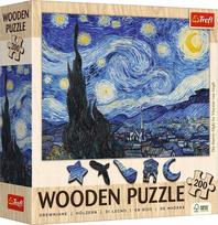 Medinė dėlionė Trefl The Starry Night Vincent van Gogh 20248, 200 vnt.
