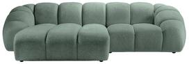 Kampinė sofa Micadoni Home Diana Bub13, mėtinė (mint) sp., kairinė, 294 x 182 cm x 72 cm