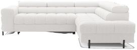 Kampinė sofa - lova Ferucce, balta sp., dešininė, 200 x 276 cm x 93 cm