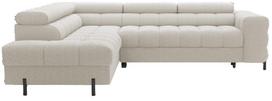 Kampinė sofa - lova Ferucce, smėlio sp., kairinė, 200 x 276 cm x 93 cm