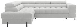Kampinė sofa - lova Ferucce, šviesiai pilka sp., kairinė, 200 x 276 cm x 93 cm
