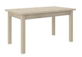 Valgomojo stalas išskleidžiamas ADRK Rodos 53, rusva sp., 140 - 180 cm x 80 cm x 76 cm