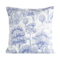 Dekoratyvinės pagalvėlės užvalkalas Len 25, balta sp./violetinė sp., 50 cm x 50 cm