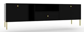 TV staliukas ADRK Tili, juoda sp., 40.8 cm x 180 cm x 35 cm