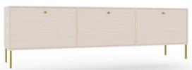 TV staliukas ADRK Tili, smėlio sp., 40.8 cm x 180 cm x 35 cm
