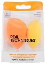 Makiažo kempinėlė Real Techniques Miracle Complexion Duo, 2 vnt., geltona sp.