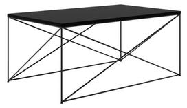 Kavos staliukas ADRK Dante, juoda sp., 100 cm x 60 cm x 43 cm