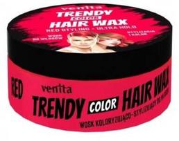 Plaukų vaškas Venita Trendy Color Red Styling, 75 g